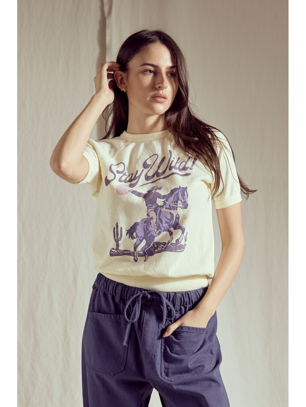 PEOPLE OF LEISURE Stay Wild Raglan